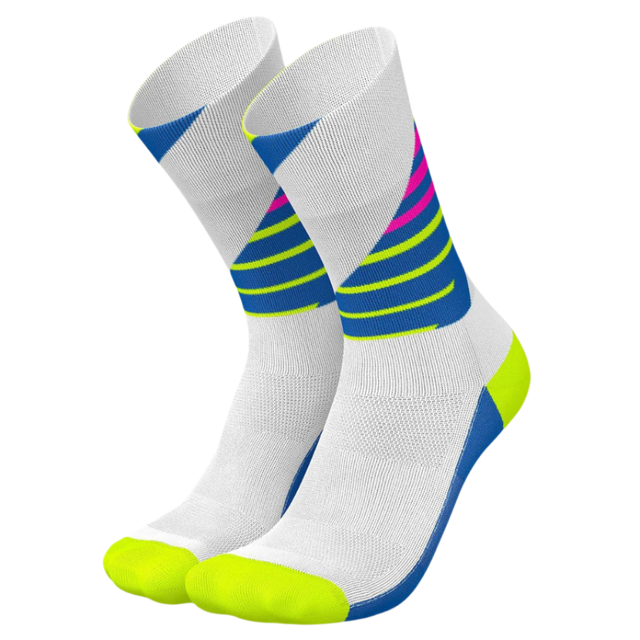 SALE - Incylence - Running Ladders Long Sock - White Canary