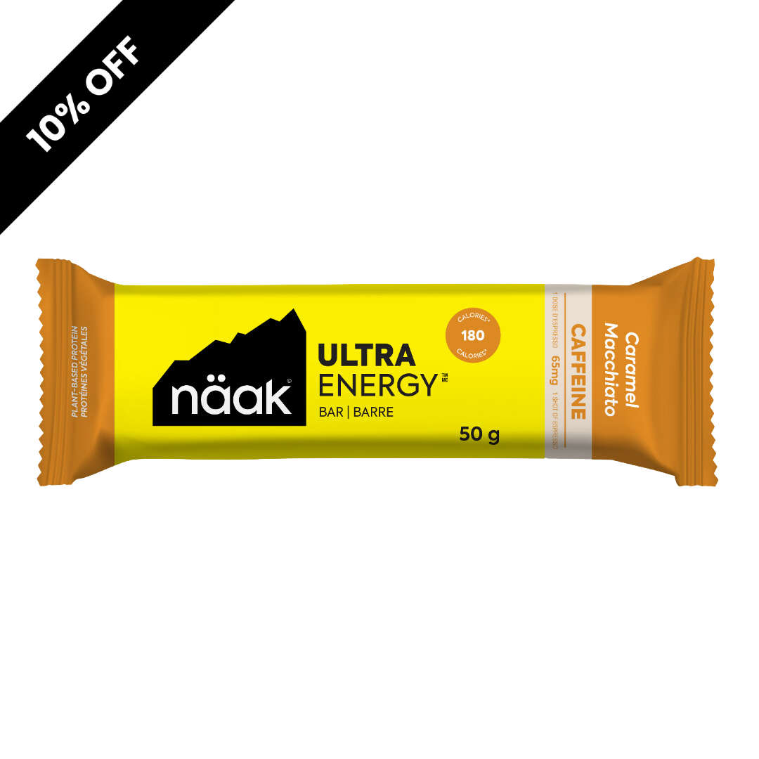 SALE - Näak - Ultra Energy Bar - Caramel Macchiato (with caffeine) (BB 08.12.24)