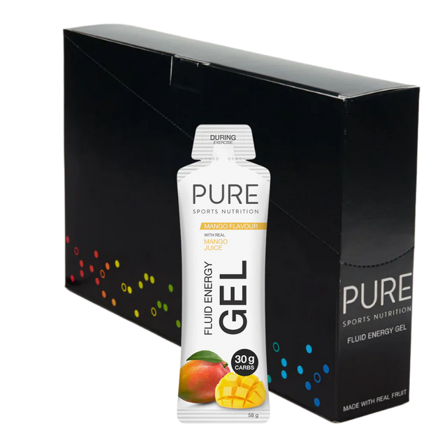 PURE Sports Nutrition - Fluid Energy Gels - Mango 30g