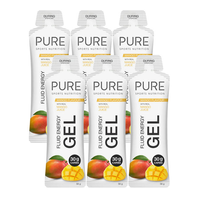 PURE Sports Nutrition - Fluid Energy Gels - Mango 30g