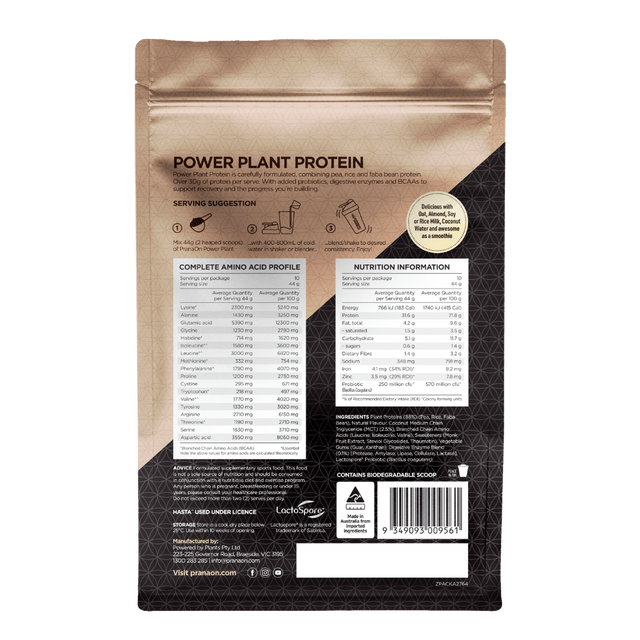 PranaOn - Power Plant Protein - French Vanilla - Aid Station
