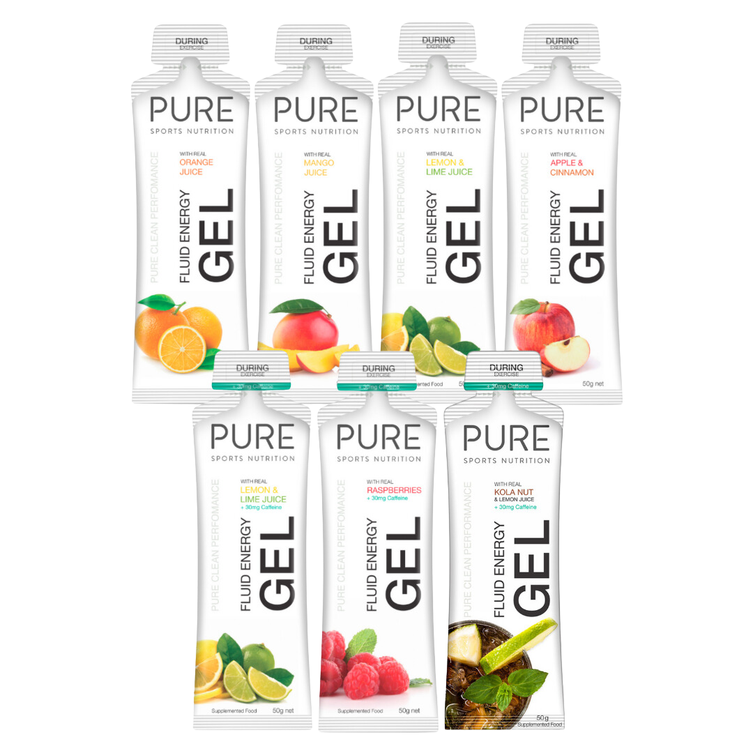 Pure Sports Nutrition - Fluid Energy Gel Variety Bundle