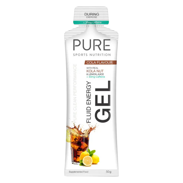 Pure Sports Nutrition - Fluid Energy Gels - Cola (with caffeine)