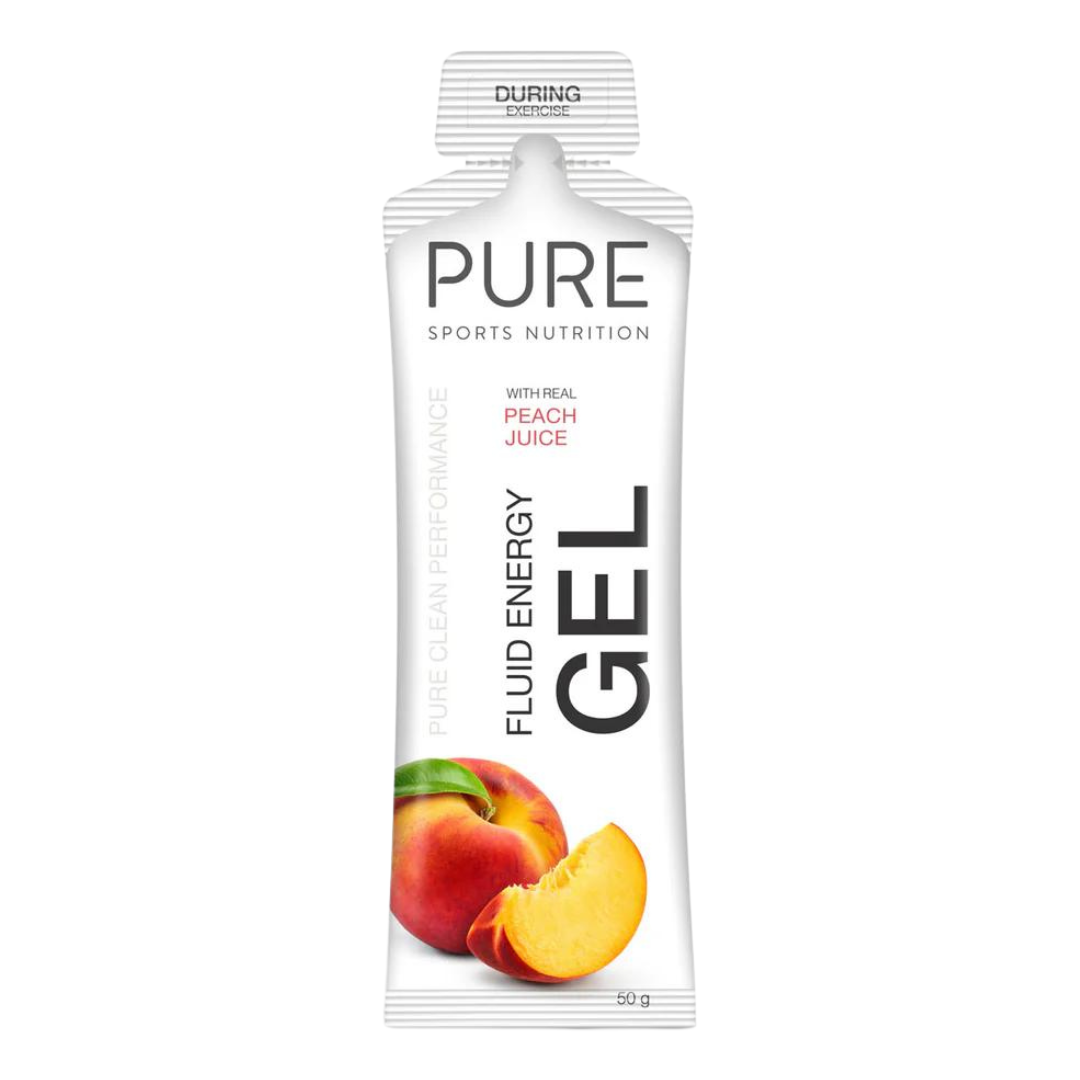 Pure Sports Nutrition - Fluid Energy Gels - Peach