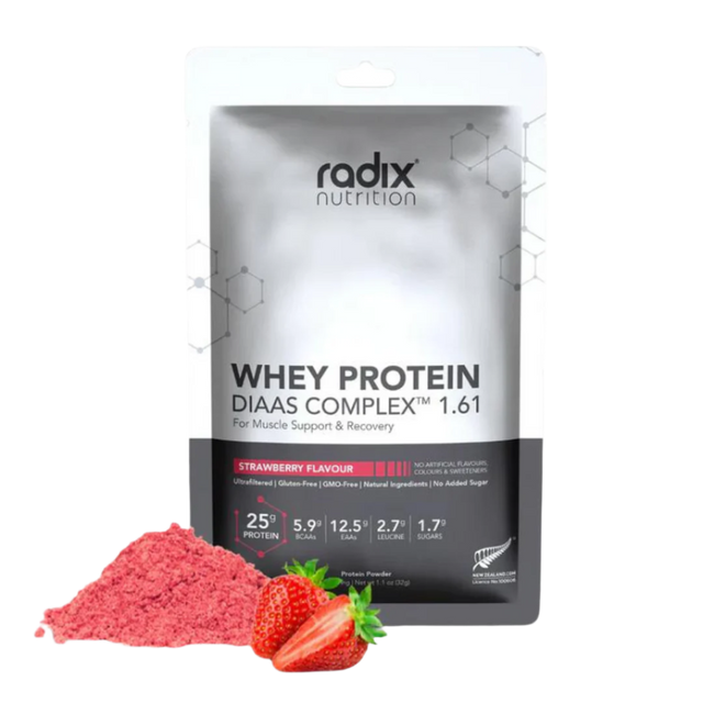 Radix Nutrition - Whey Protein DIAAS Complex™ 1.61 Sachet - Strawberry (31g)