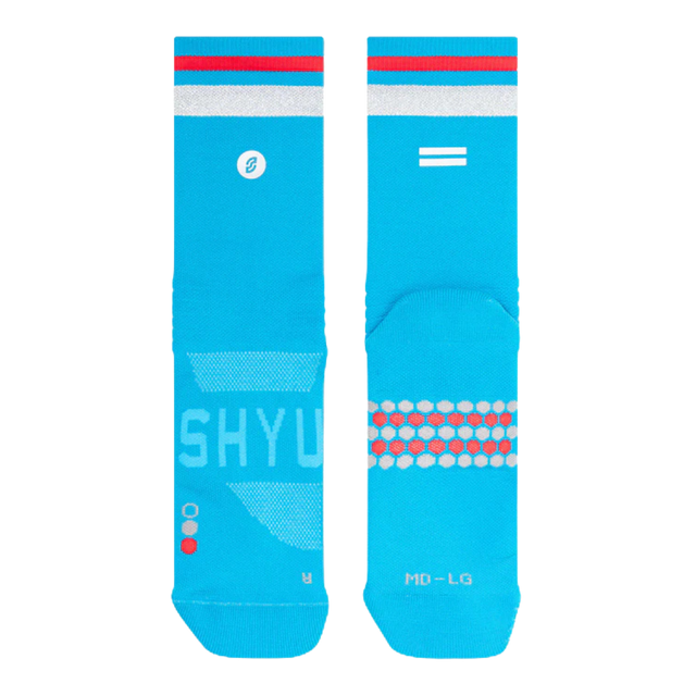 SHYU-Racing-Socks-sapphire-chrome-red-flatlay
