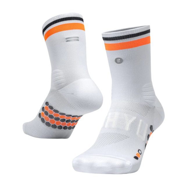 SHYU - Racing Socks - White/Orange/Black