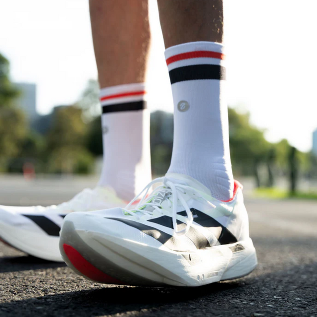 SHYU - Racing Socks - White/Black/Red