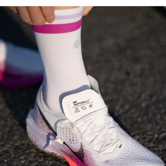 SHYU - Racing Socks - White/Grape/Lilac