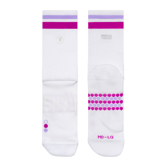 SHYU - Racing Socks - White/Grape/Lilac