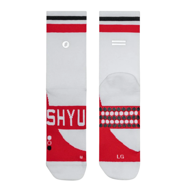 SHYU - Racing Socks - White/Red/Black