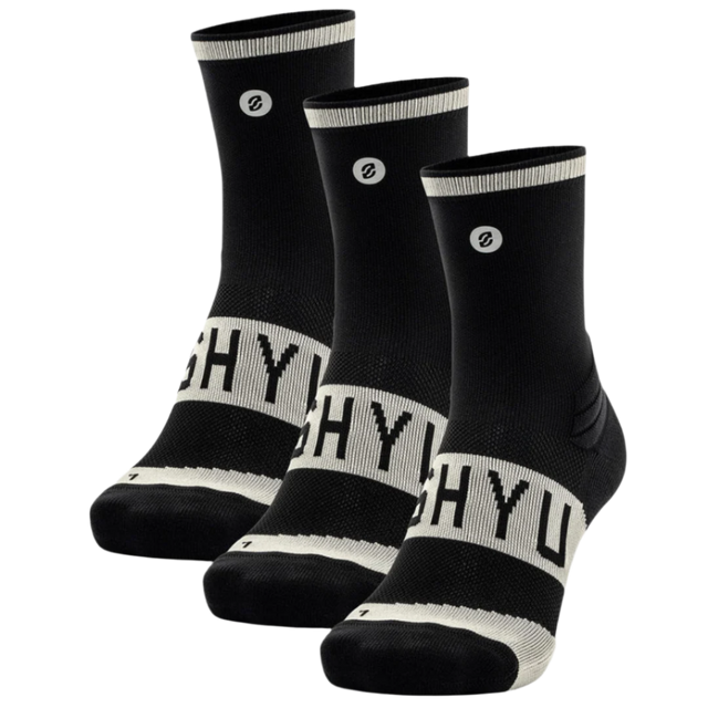 SHYU - Training Socks - 3 Pack - Black