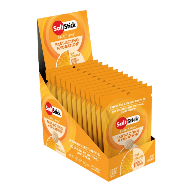 SaltStick - Electrolyte FastChews Sachet - Tart Orange - Aid Station