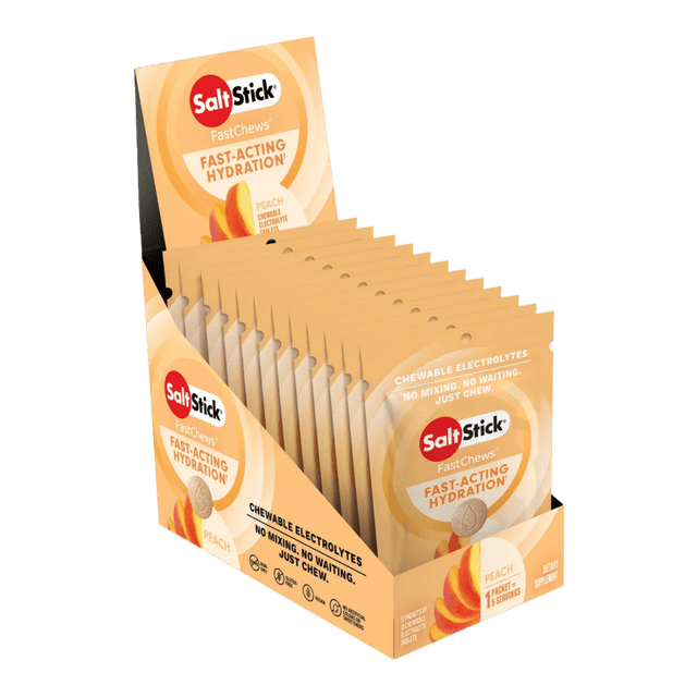 SaltStick - Electrolyte FastChews Sachet - Peach - Aid Station
