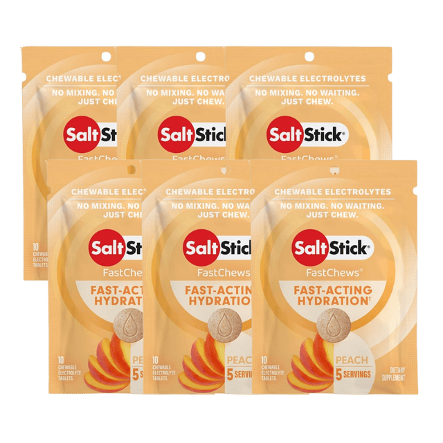 SaltStick - Electrolyte FastChews Sachet - Peach - Aid Station
