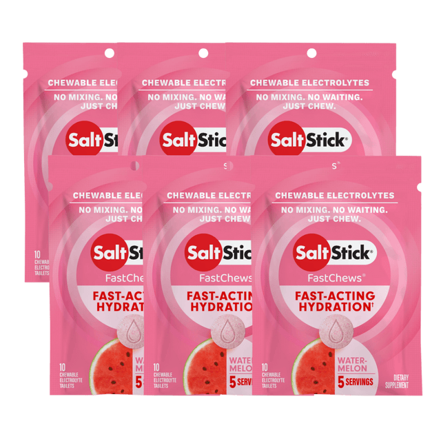 SaltStick - Electrolyte FastChews Sachet - Watermelon - Aid Station