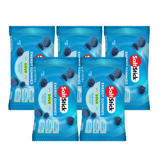SaltStick - Energy Gummies - Sour Blue Razz Berry - Aid Station