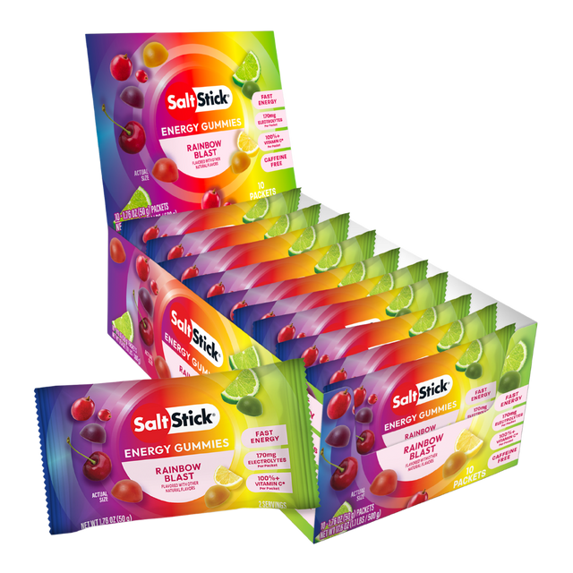 SaltStick - Energy Gummies - Rainbow Blast - Aid Station