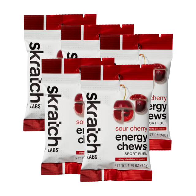 Skratch Labs - Sport Energy Chews - Sour Cherry (with caffeine)