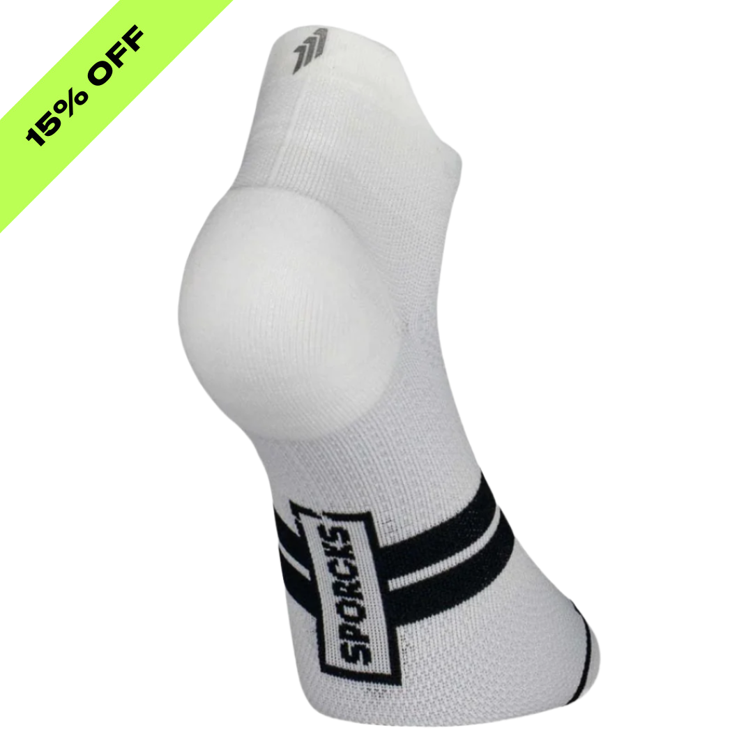 Sporcks - No Shown Running Sock - Nosa White