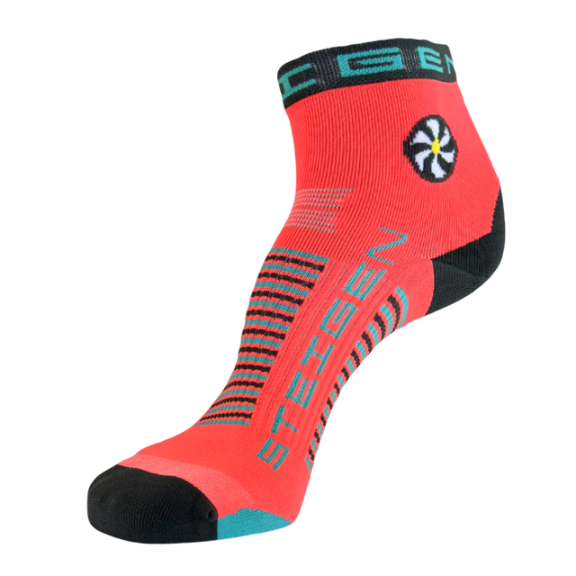 Steigen - Quarter Length Running Socks - Vector Red