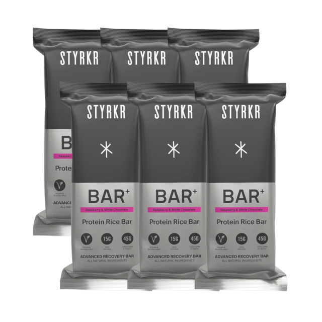 Styrkr - Protein Bar - BAR+ - Raspberry & White Chocolate