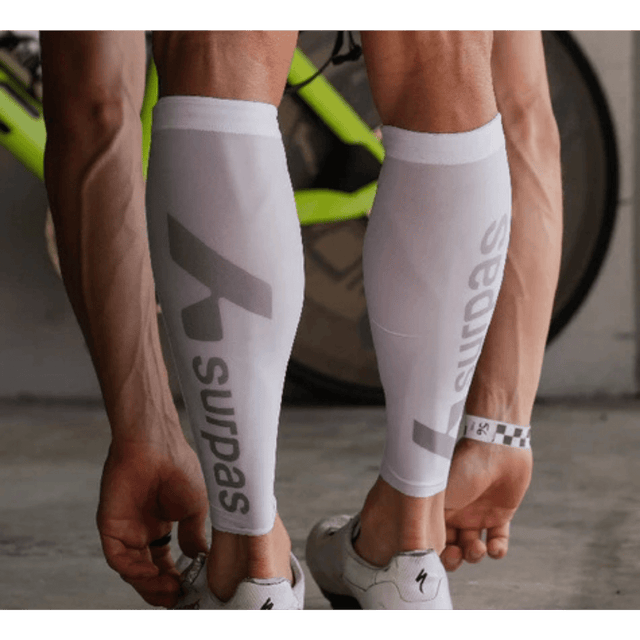 Surpas - Insane Calf LDT Sleeves - White - Aid Station