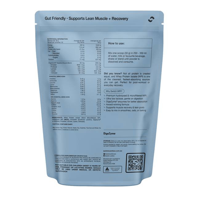 Switch Nutrition - WPI Switch - Unflavoured - Aid Station