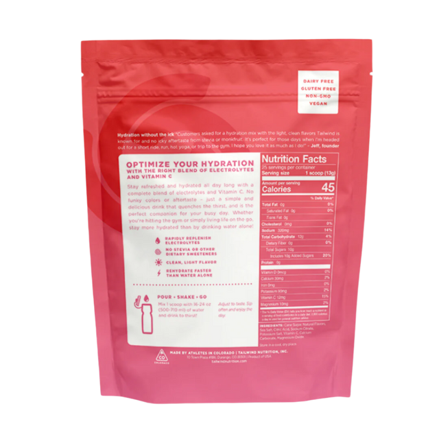 Tailwind Nutrition - Rapid Hydration Bag - Raspberry