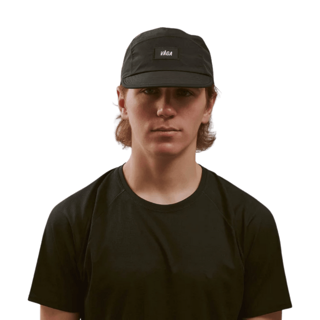 VÅGA - Pacer Cap - Black - Aid Station