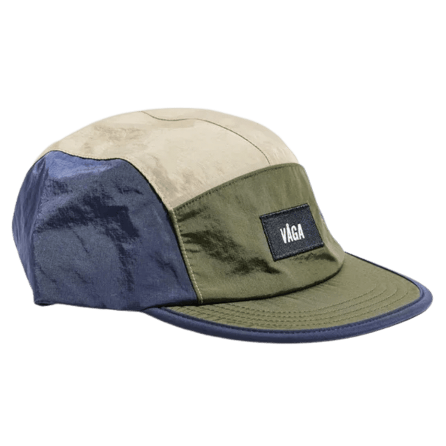 VÅGA - Pacer Cap - Navy Blue/Utility Green/Taupe - Aid Station