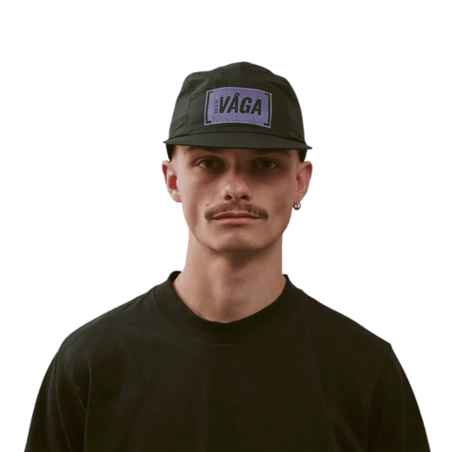VÅGA - Feather Edge Cap - Black - Aid Station