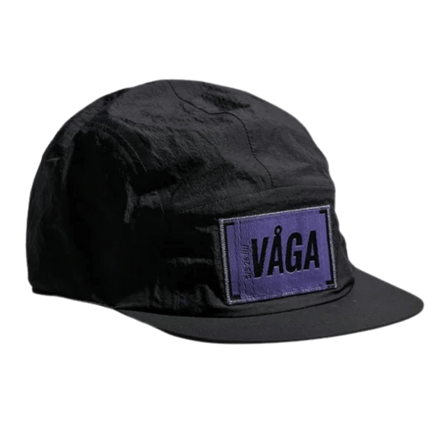 VÅGA - Feather Edge Cap - Black - Aid Station