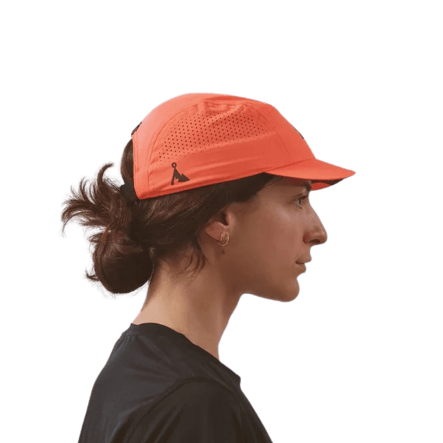 VÅGA - Feather Racing Cap - Neon Coral - Aid Station