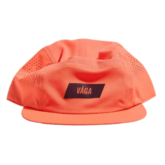 VÅGA - Feather Racing Cap - Neon Coral - Aid Station