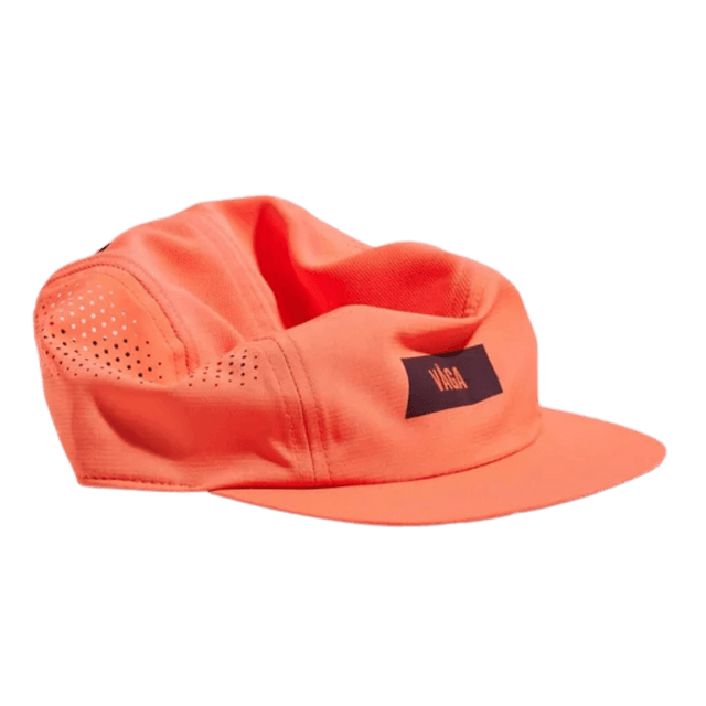 VÅGA - Feather Racing Cap - Neon Coral - Aid Station