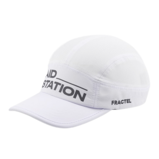 Aid Station - Curved Series Running Cap - White