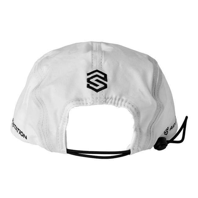 Aid Station - Lifestyle Cap - White (Back)