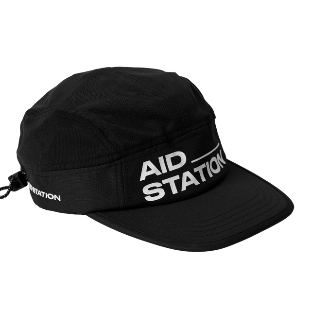 Aid Station - Light Performance Cap - Black (Side)