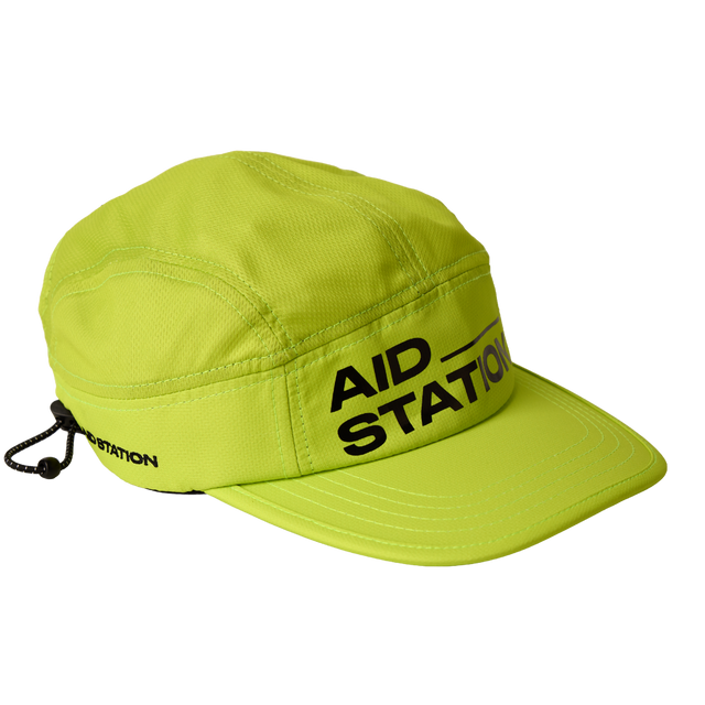 Aid Station - Light Performance Cap - Green (Side)