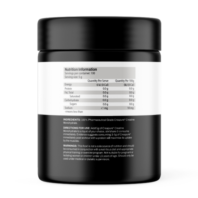 ATP Science - Creatine Monohydrate - 500g - Chart
