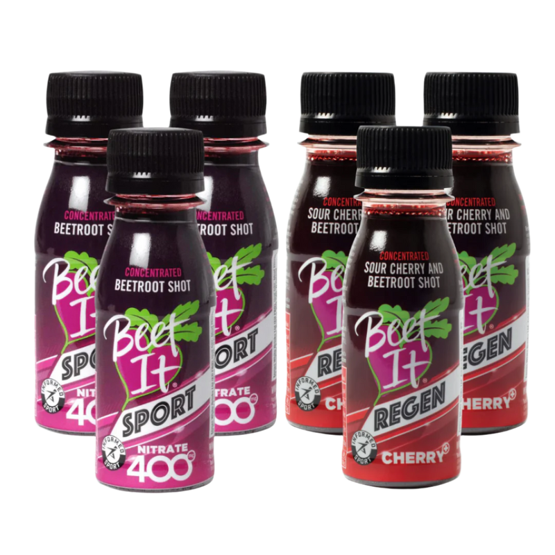 Beet It Sport Regen Cherry+ Shot Betterave Cerise 70ml, Récupération Musculaire