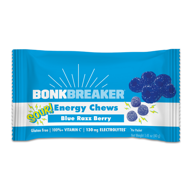 Bonk Breaker - Energy Chews - Sour Blue Razz Berry