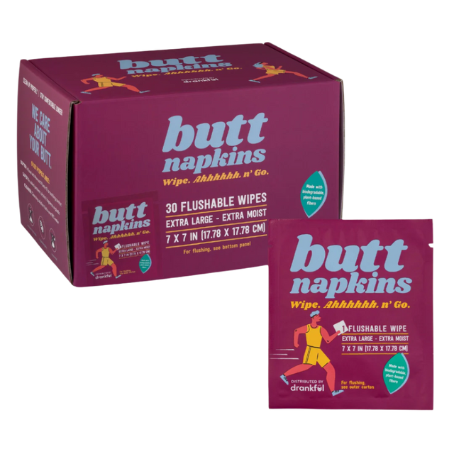 Butt Napkins - Butt Napkins - 30 Pack