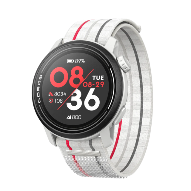 COROS - Pace 3 GPS Sport Watch - White Nylon - Front