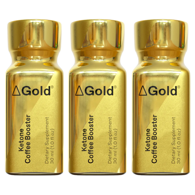 deltaG - Gold Ketone Coffee Booster - 3 Pack