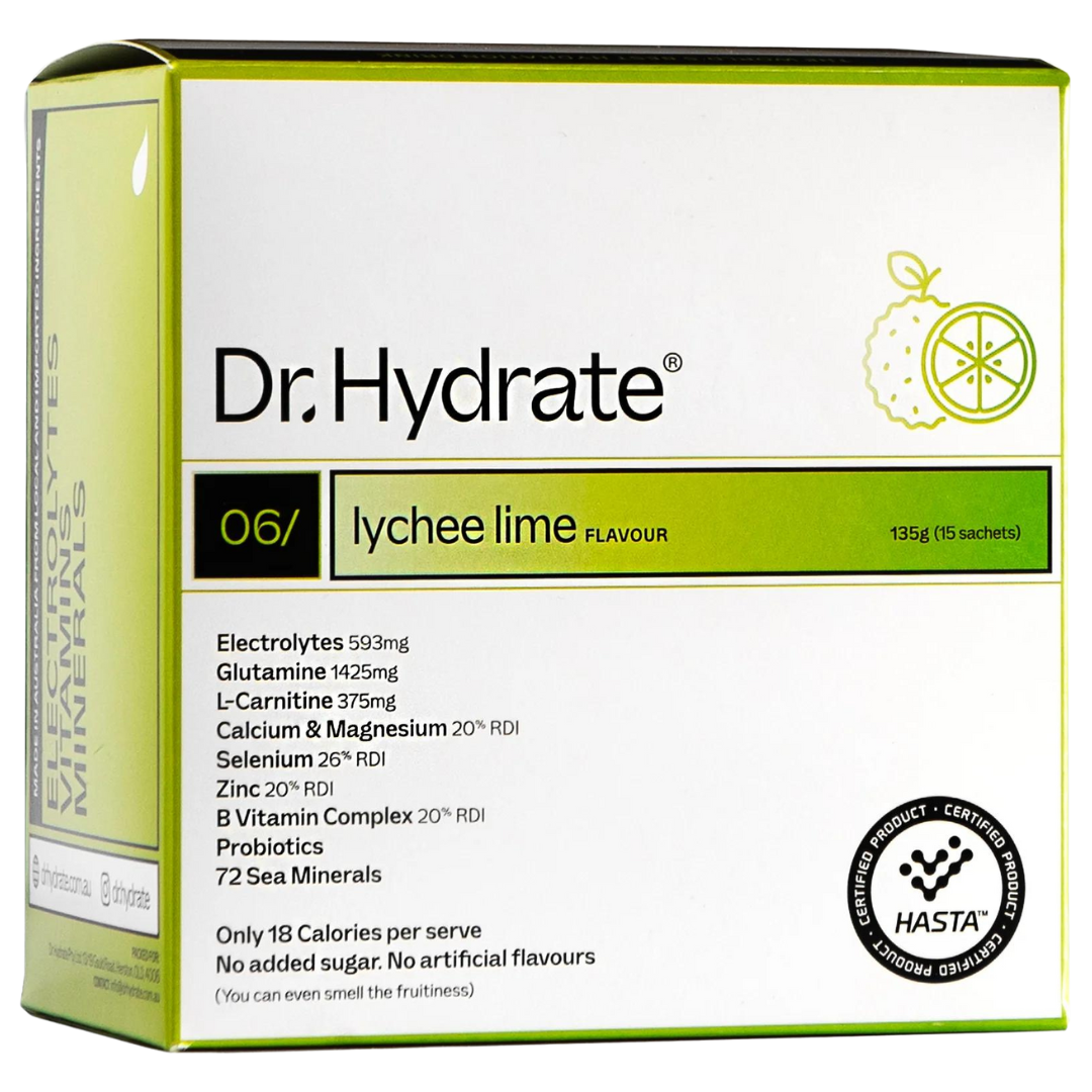 Dr. Hydrate - All-In-One Drink Sachet Box - Lychee Lime [Limited Edition]