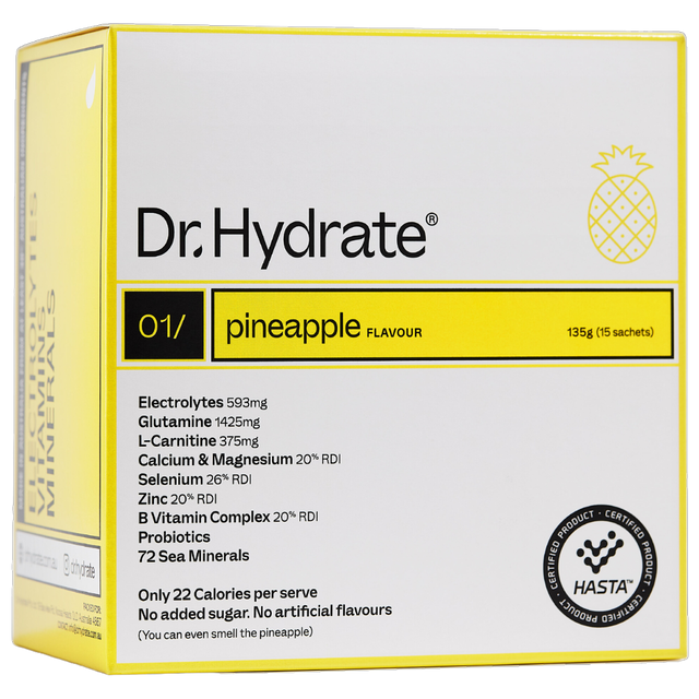 Dr. Hydrate - All-In-One Drink Sachet Box - Pineapple