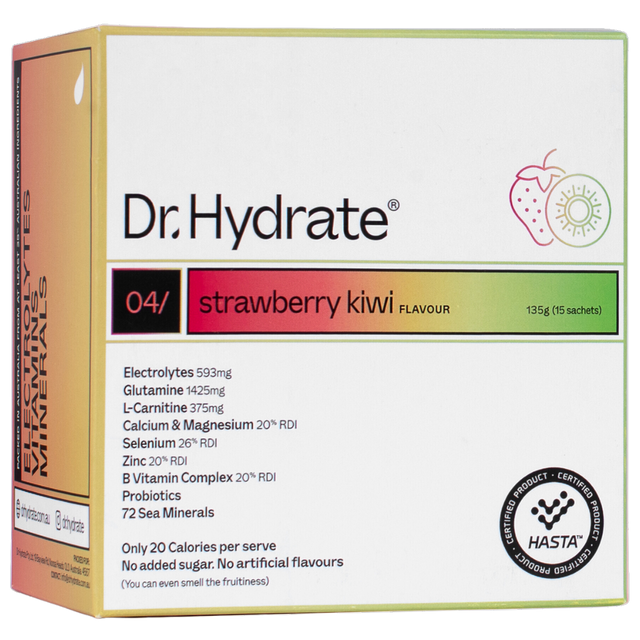 Dr. Hydrate - All-In-One Drink Sachet Box - Strawberry Kiwi