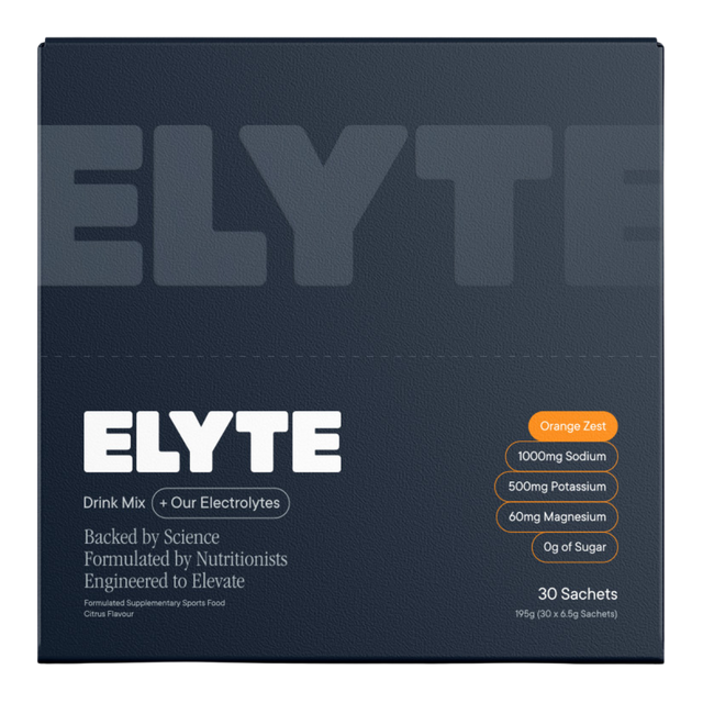 Elyte - Hydration Powder Sachets - Orange (Front)